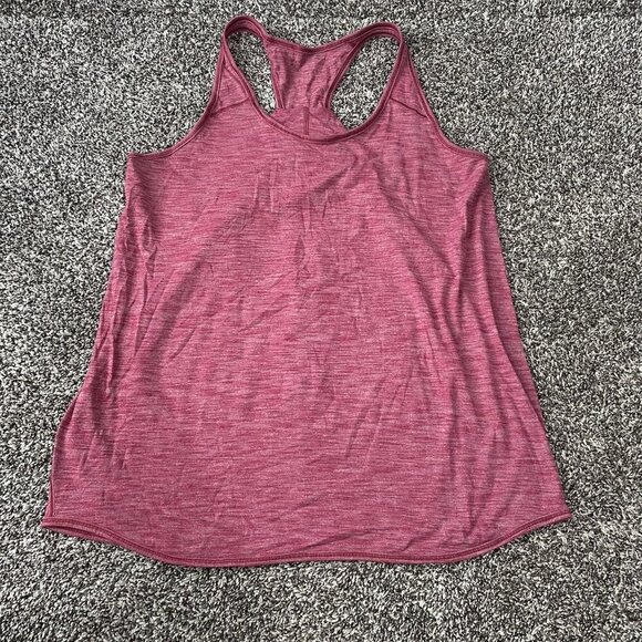 Lululemon Womens Burgundy Crisscross Strap Sports Pullover Tank Top - Picture 1 of 5